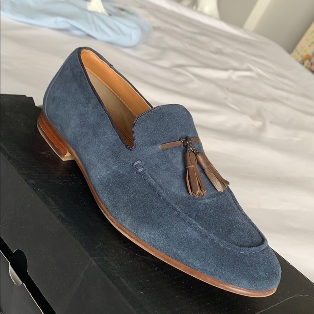 Men Tassel Loafers | Blue